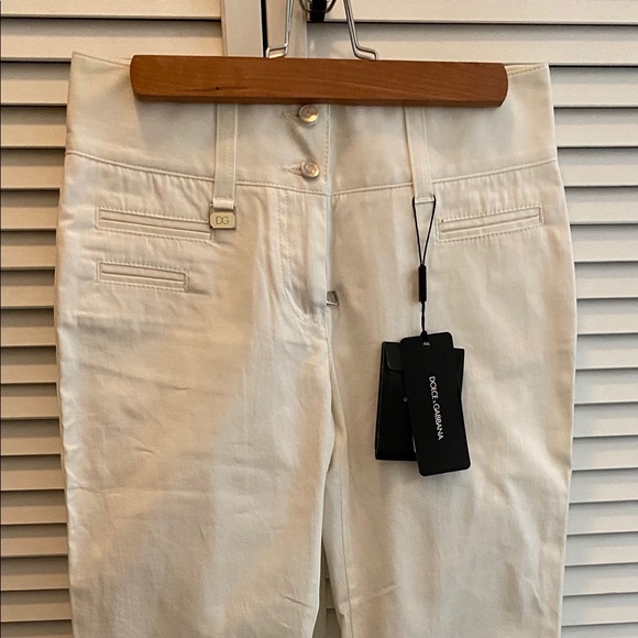 Dolce & Gabbana White Pants New with Tag - Picture 1 of 9